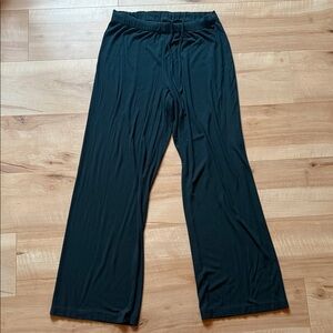 SKIMS green Wide Leg Drawstring Lounge Pants